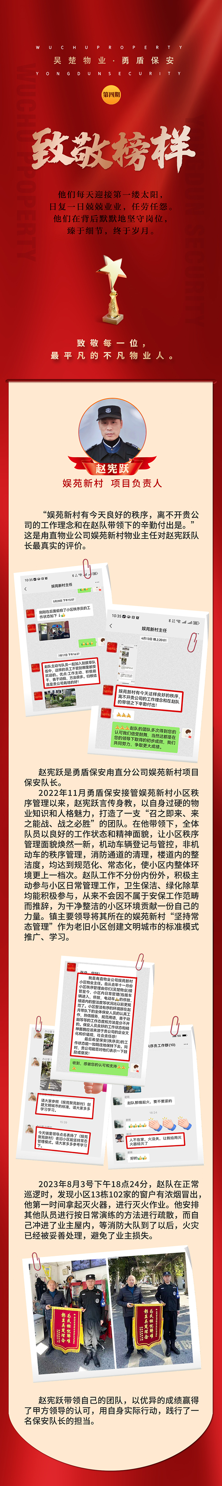 吴楚先进员工汇展第四期